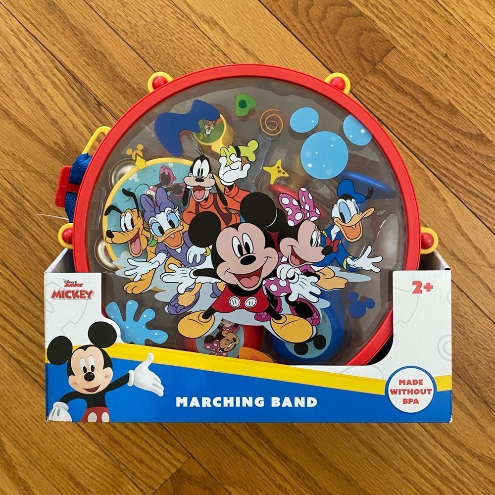 Disney Junior Mickey Mouse Party Band 10 Piece Set Musical Instruments Drum New